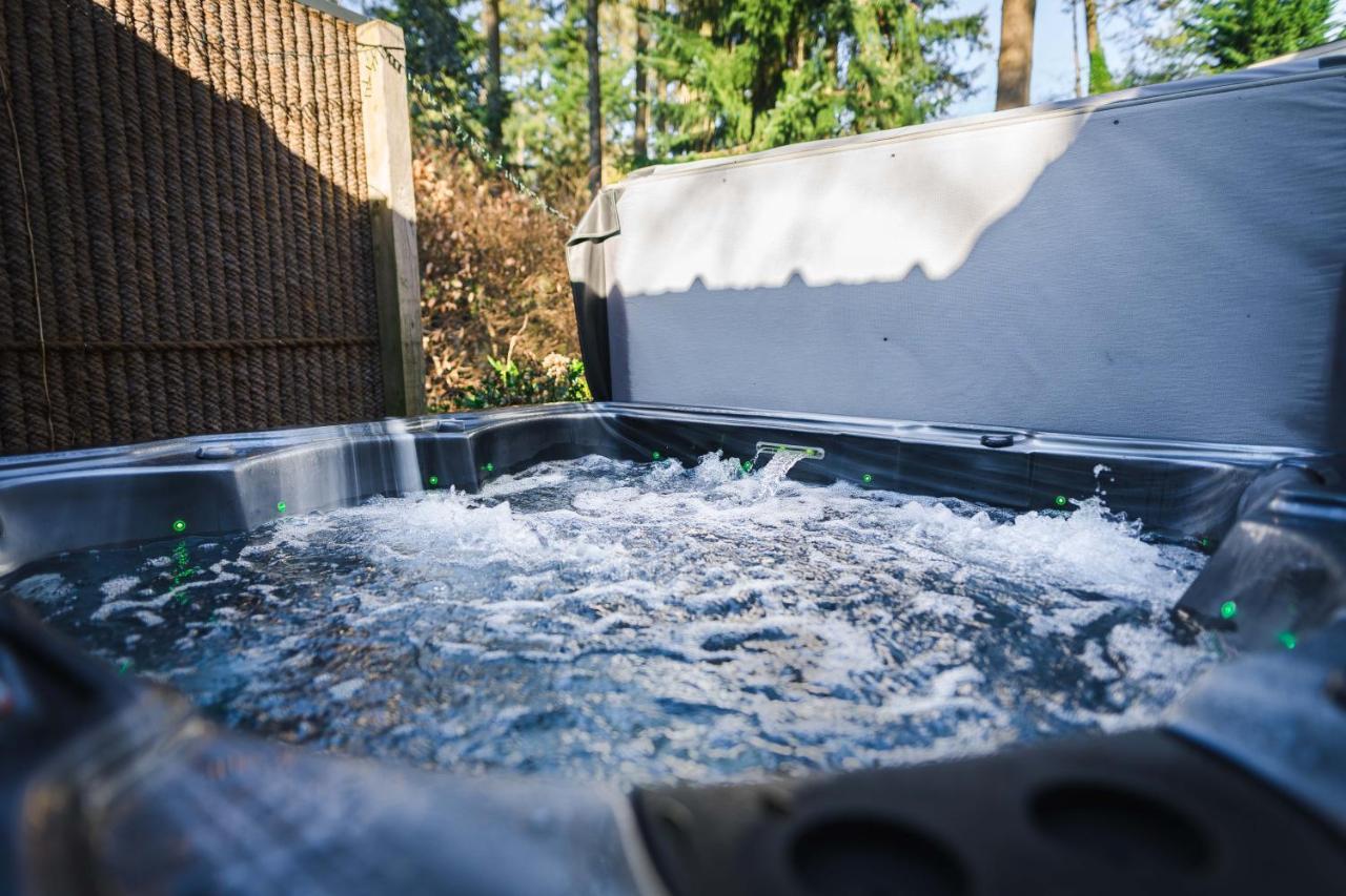 Luxe Vakantiehuis In Het Bos Met Jacuzzi En Sauna Lunteren Exteriör bild